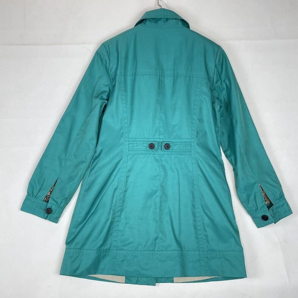 Marc New York Womens Trench Jacket Coat Green Size M - Picture 3 of 16